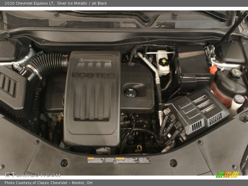 Silver Ice Metallic / Jet Black 2010 Chevrolet Equinox LT