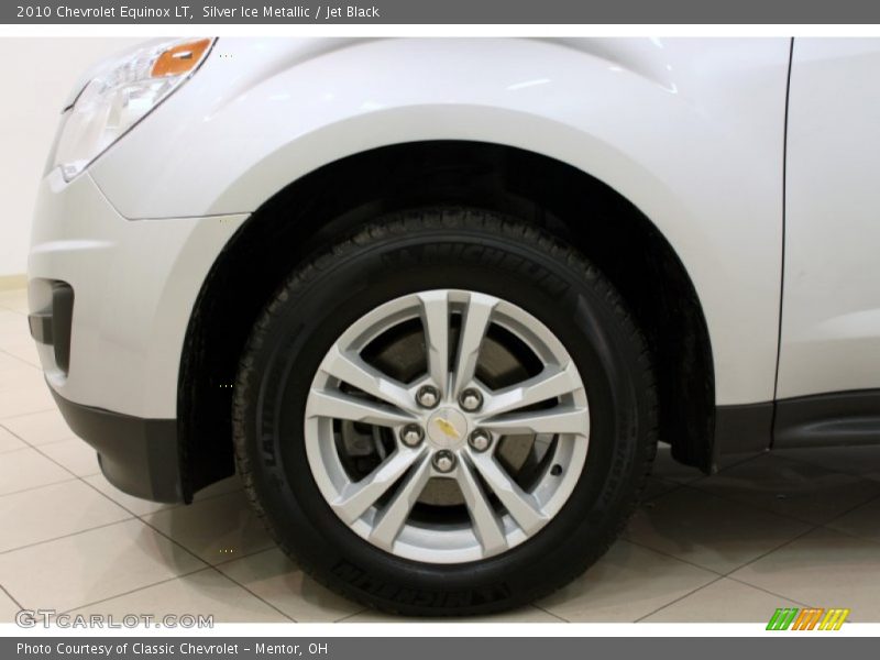 Silver Ice Metallic / Jet Black 2010 Chevrolet Equinox LT
