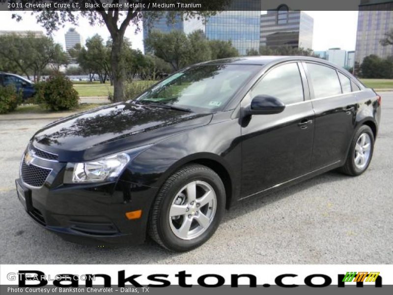 Black Granite Metallic / Medium Titanium 2011 Chevrolet Cruze LT