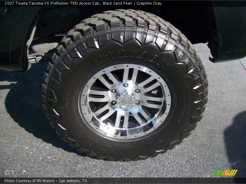 Black Sand Pearl / Graphite Gray 2007 Toyota Tacoma V6 PreRunner TRD Access Cab