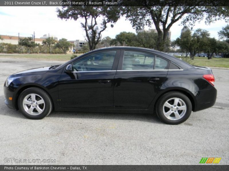 Black Granite Metallic / Medium Titanium 2011 Chevrolet Cruze LT