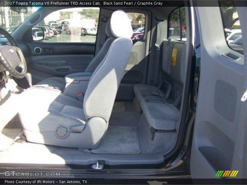 Black Sand Pearl / Graphite Gray 2007 Toyota Tacoma V6 PreRunner TRD Access Cab