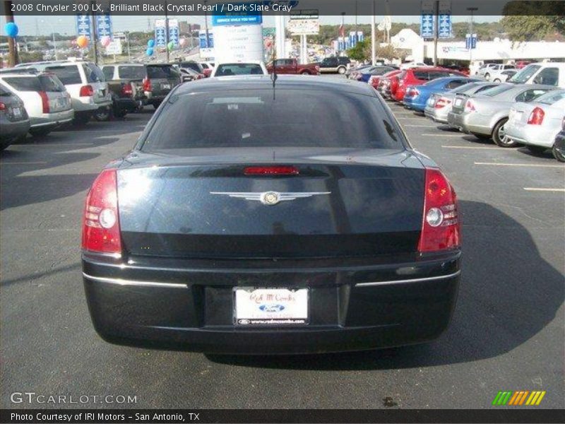 Brilliant Black Crystal Pearl / Dark Slate Gray 2008 Chrysler 300 LX