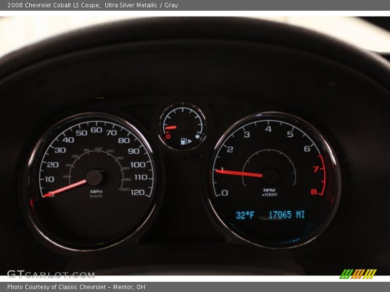 Ultra Silver Metallic / Gray 2008 Chevrolet Cobalt LS Coupe