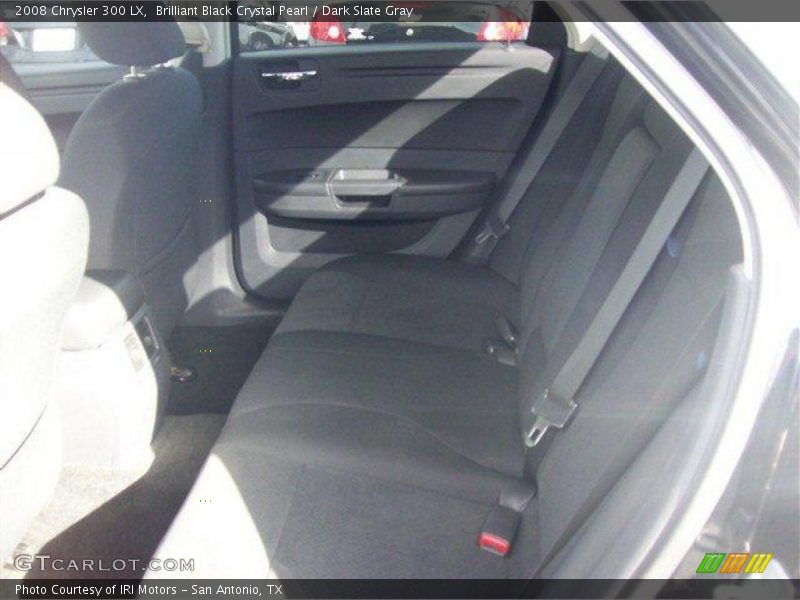 Brilliant Black Crystal Pearl / Dark Slate Gray 2008 Chrysler 300 LX
