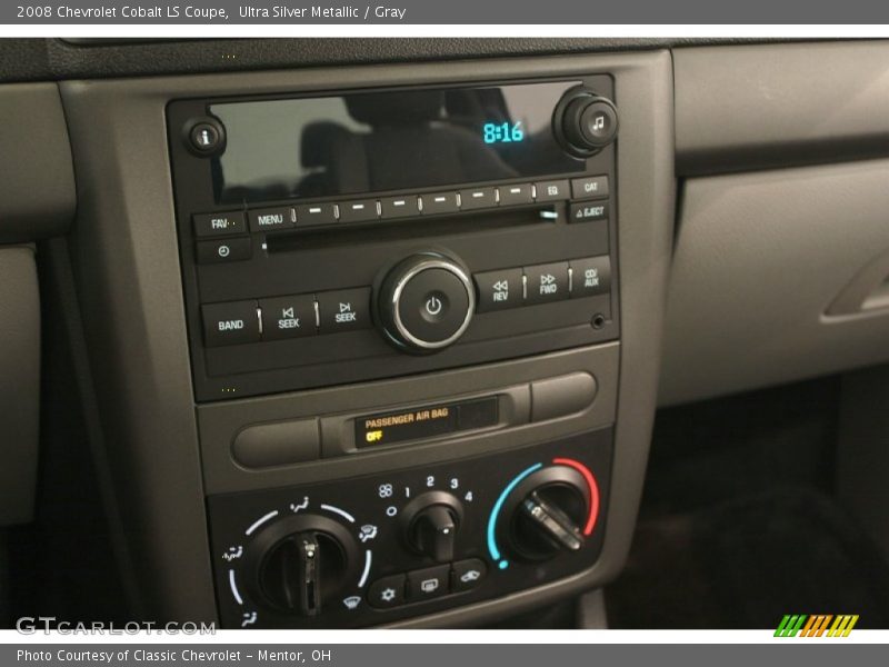 Ultra Silver Metallic / Gray 2008 Chevrolet Cobalt LS Coupe