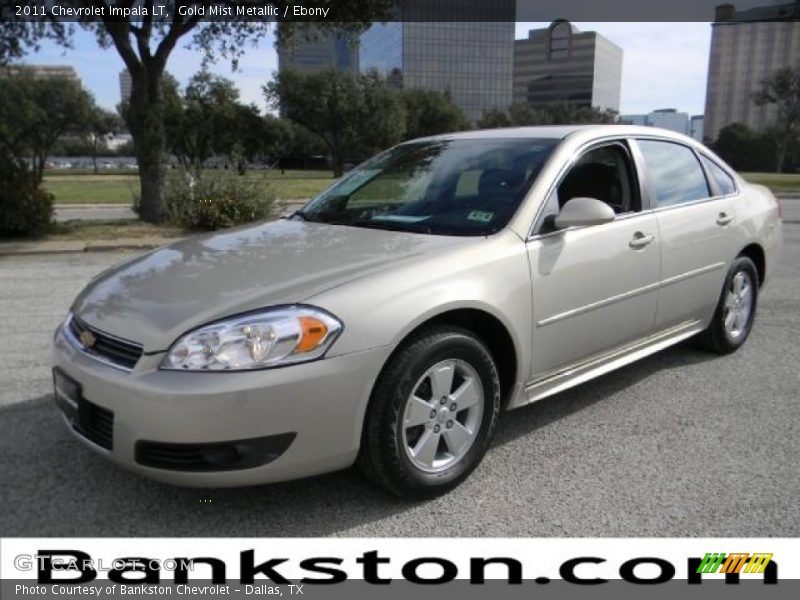 Gold Mist Metallic / Ebony 2011 Chevrolet Impala LT