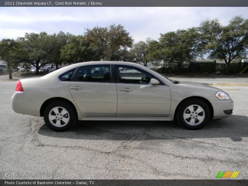 Gold Mist Metallic / Ebony 2011 Chevrolet Impala LT