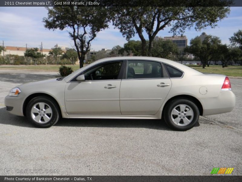 Gold Mist Metallic / Ebony 2011 Chevrolet Impala LT