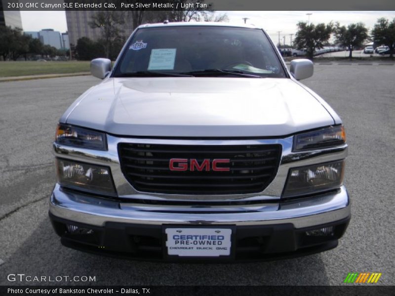 Pure Silver Metallic / Light Tan 2010 GMC Canyon SLE Extended Cab