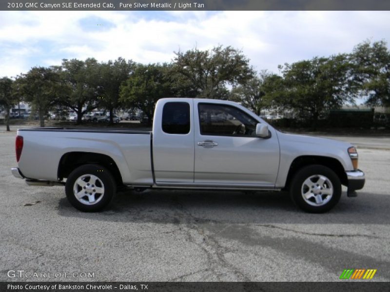Pure Silver Metallic / Light Tan 2010 GMC Canyon SLE Extended Cab
