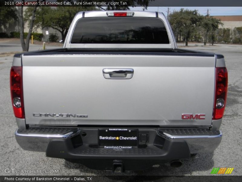 Pure Silver Metallic / Light Tan 2010 GMC Canyon SLE Extended Cab