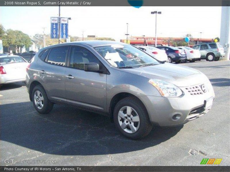 Gotham Gray Metallic / Gray 2008 Nissan Rogue S