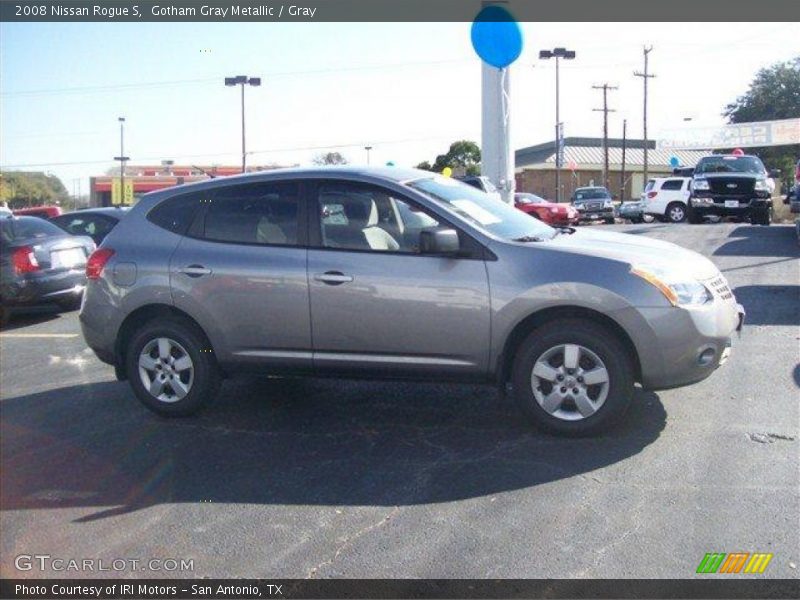 Gotham Gray Metallic / Gray 2008 Nissan Rogue S