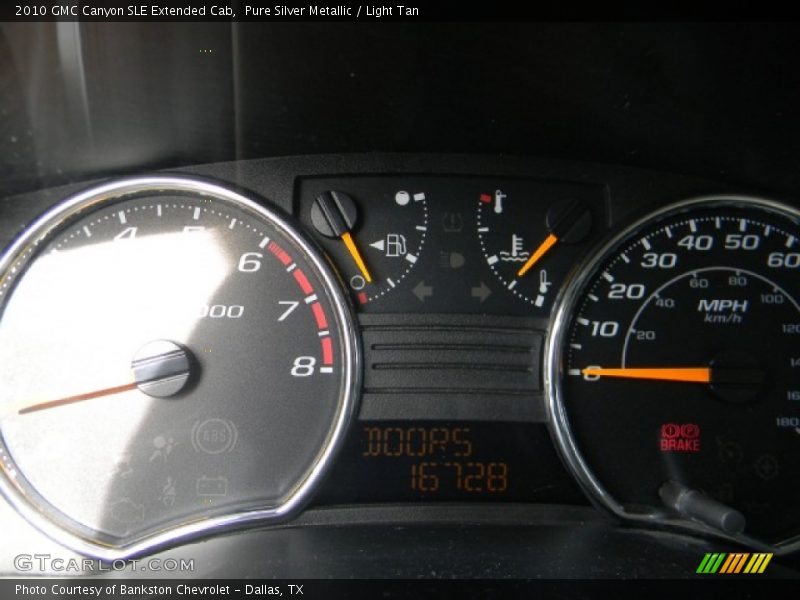 Pure Silver Metallic / Light Tan 2010 GMC Canyon SLE Extended Cab