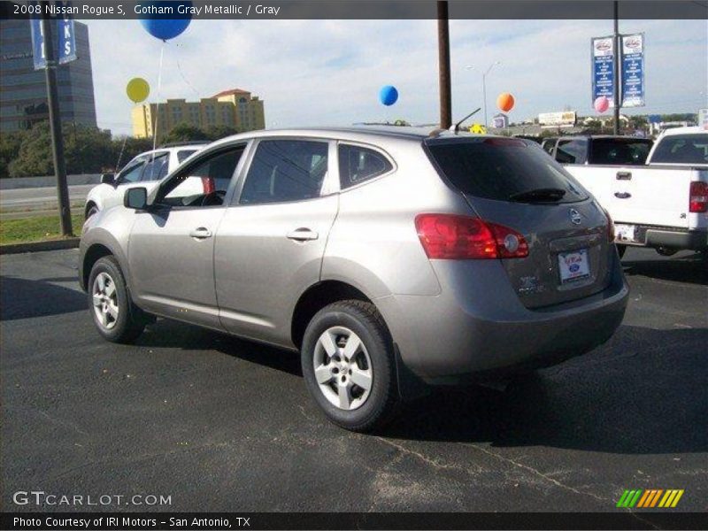 Gotham Gray Metallic / Gray 2008 Nissan Rogue S