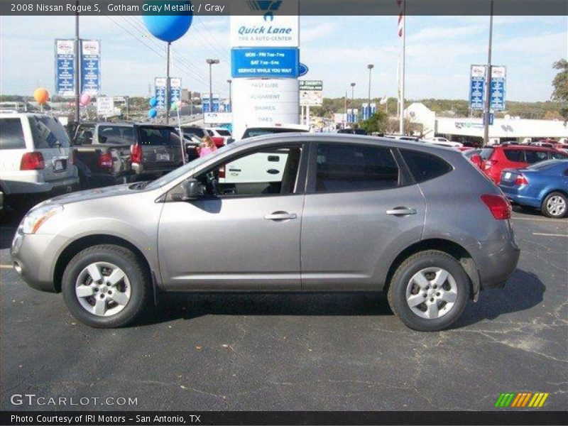 Gotham Gray Metallic / Gray 2008 Nissan Rogue S