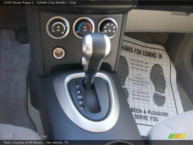 Gotham Gray Metallic / Gray 2008 Nissan Rogue S