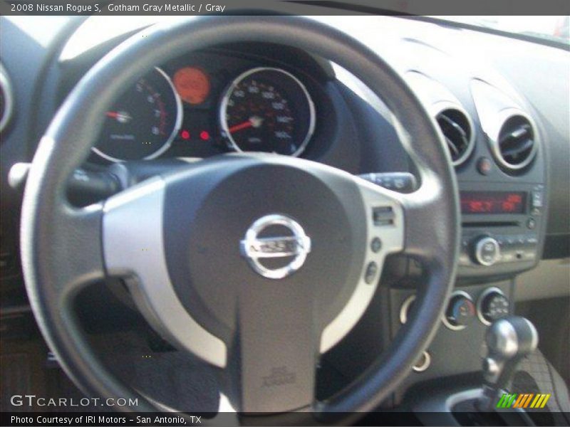 Gotham Gray Metallic / Gray 2008 Nissan Rogue S