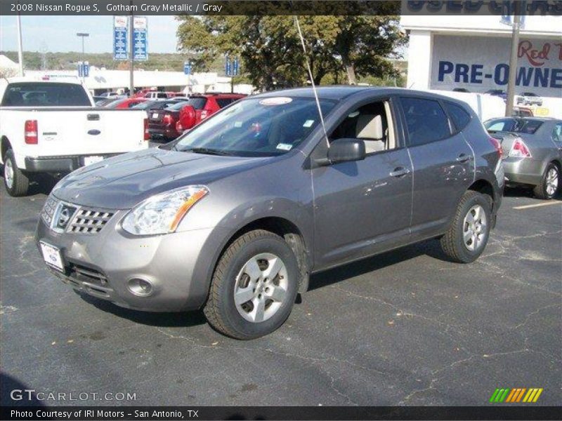 Gotham Gray Metallic / Gray 2008 Nissan Rogue S