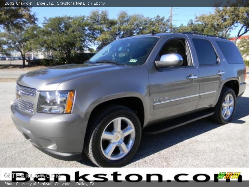 Graystone Metallic / Ebony 2009 Chevrolet Tahoe LTZ