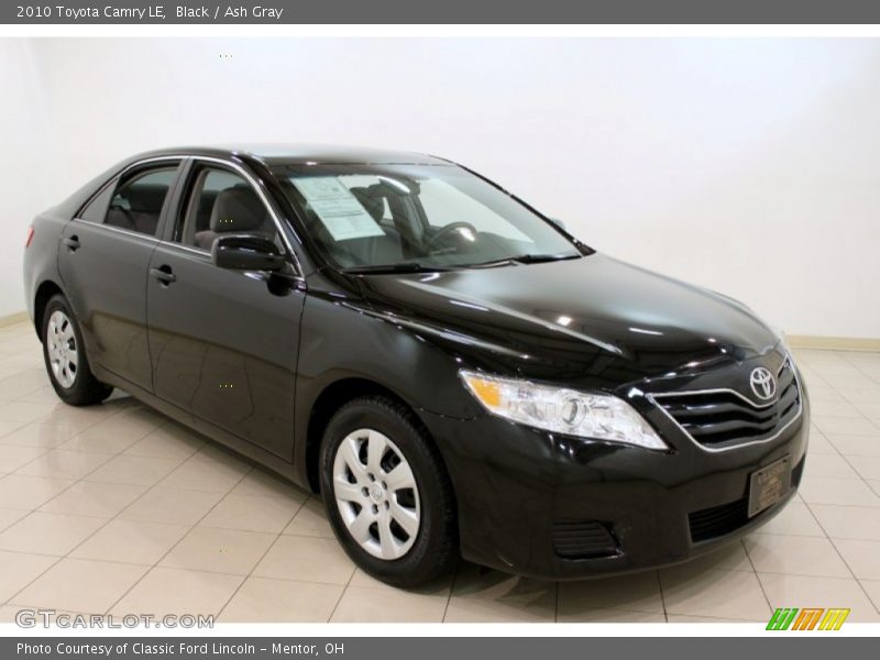 Black / Ash Gray 2010 Toyota Camry LE