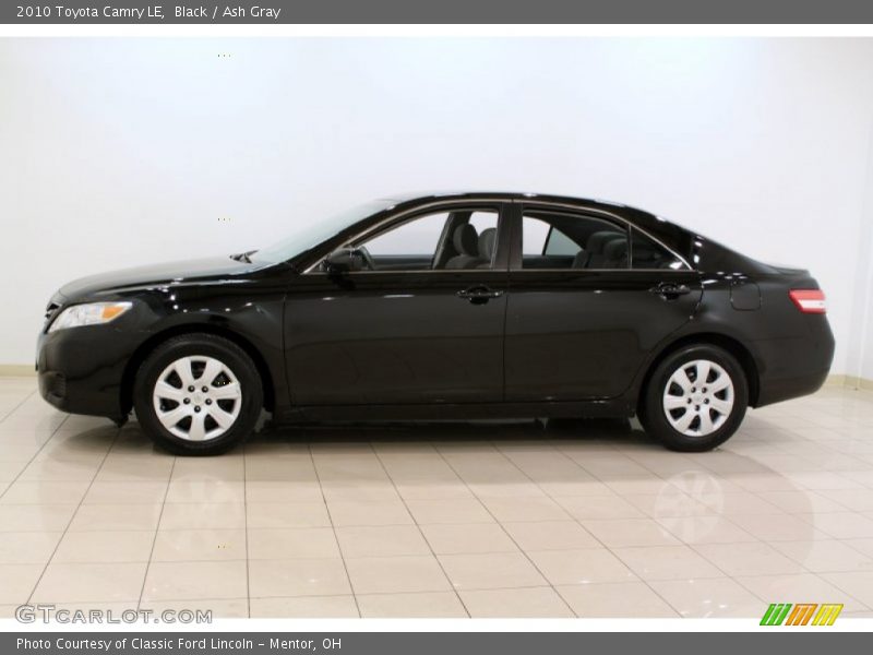 Black / Ash Gray 2010 Toyota Camry LE