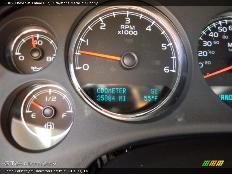 Graystone Metallic / Ebony 2009 Chevrolet Tahoe LTZ