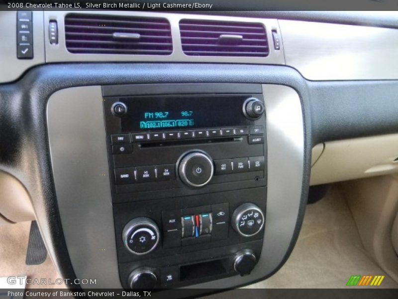 Silver Birch Metallic / Light Cashmere/Ebony 2008 Chevrolet Tahoe LS