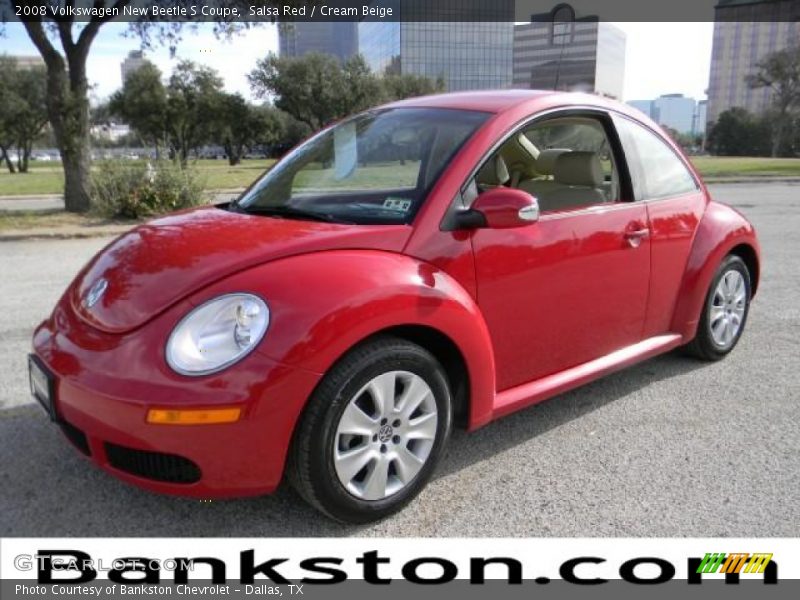 Salsa Red / Cream Beige 2008 Volkswagen New Beetle S Coupe