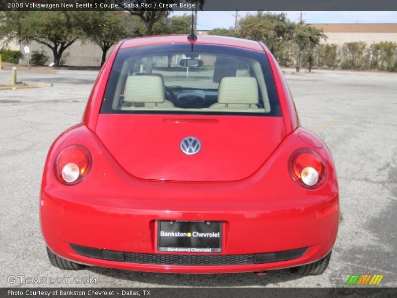 Salsa Red / Cream Beige 2008 Volkswagen New Beetle S Coupe