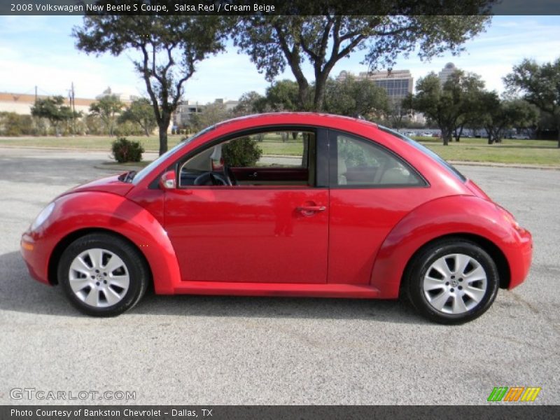 Salsa Red / Cream Beige 2008 Volkswagen New Beetle S Coupe