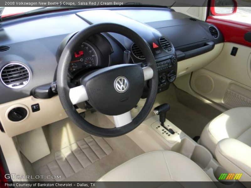 Salsa Red / Cream Beige 2008 Volkswagen New Beetle S Coupe
