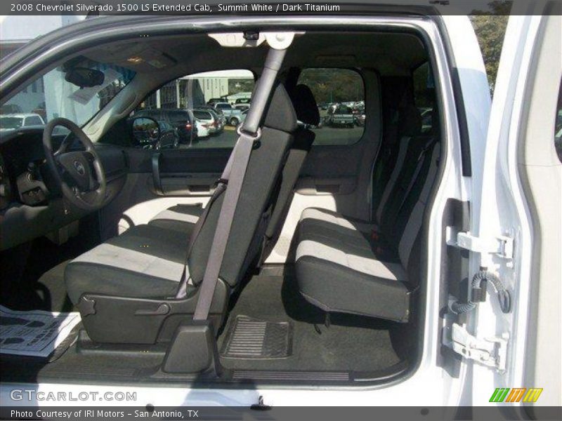 Summit White / Dark Titanium 2008 Chevrolet Silverado 1500 LS Extended Cab