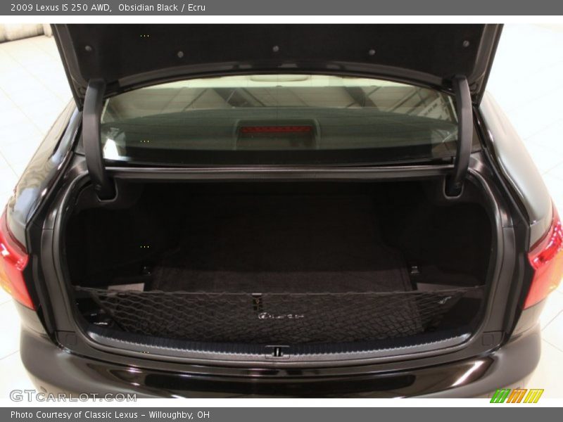 Obsidian Black / Ecru 2009 Lexus IS 250 AWD