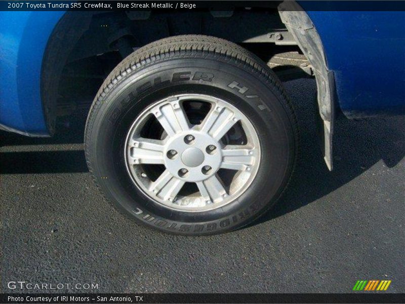 Blue Streak Metallic / Beige 2007 Toyota Tundra SR5 CrewMax