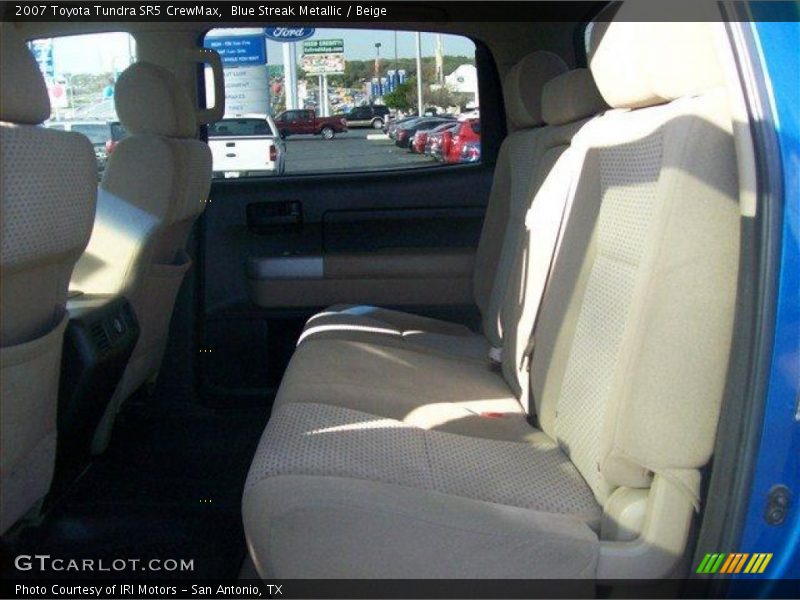 Blue Streak Metallic / Beige 2007 Toyota Tundra SR5 CrewMax