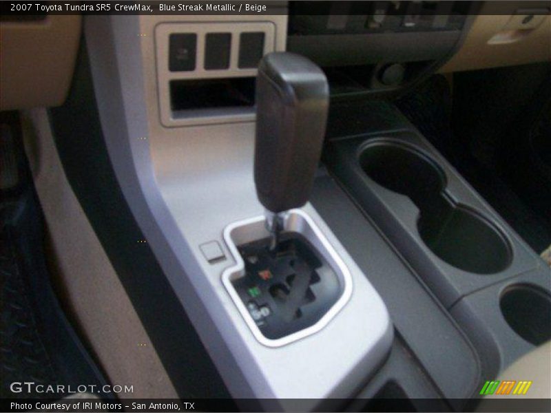 Blue Streak Metallic / Beige 2007 Toyota Tundra SR5 CrewMax