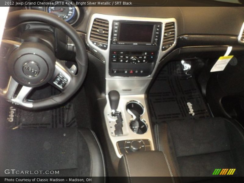 Bright Silver Metallic / SRT Black 2012 Jeep Grand Cherokee SRT8 4x4