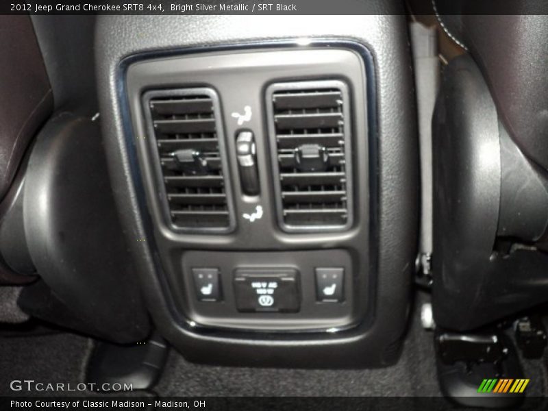 Bright Silver Metallic / SRT Black 2012 Jeep Grand Cherokee SRT8 4x4