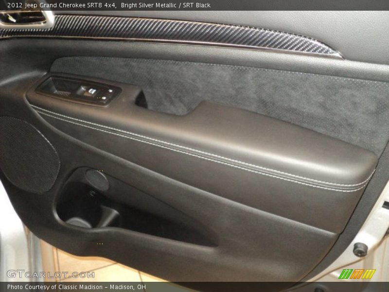 Bright Silver Metallic / SRT Black 2012 Jeep Grand Cherokee SRT8 4x4