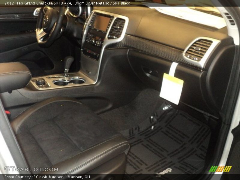 Bright Silver Metallic / SRT Black 2012 Jeep Grand Cherokee SRT8 4x4
