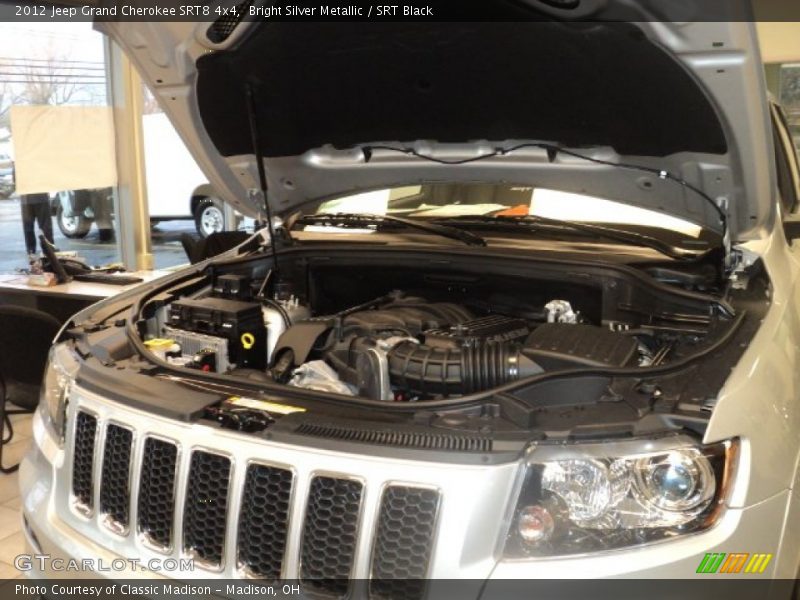 Bright Silver Metallic / SRT Black 2012 Jeep Grand Cherokee SRT8 4x4