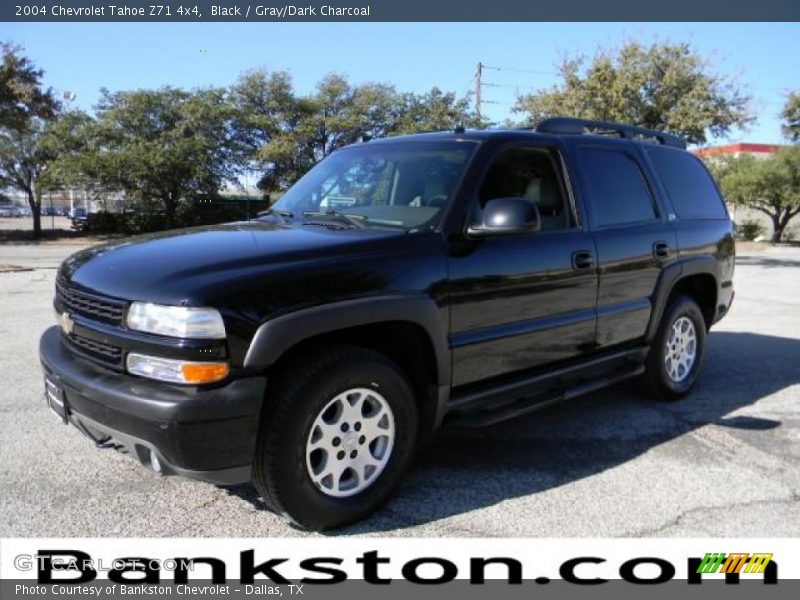 Black / Gray/Dark Charcoal 2004 Chevrolet Tahoe Z71 4x4