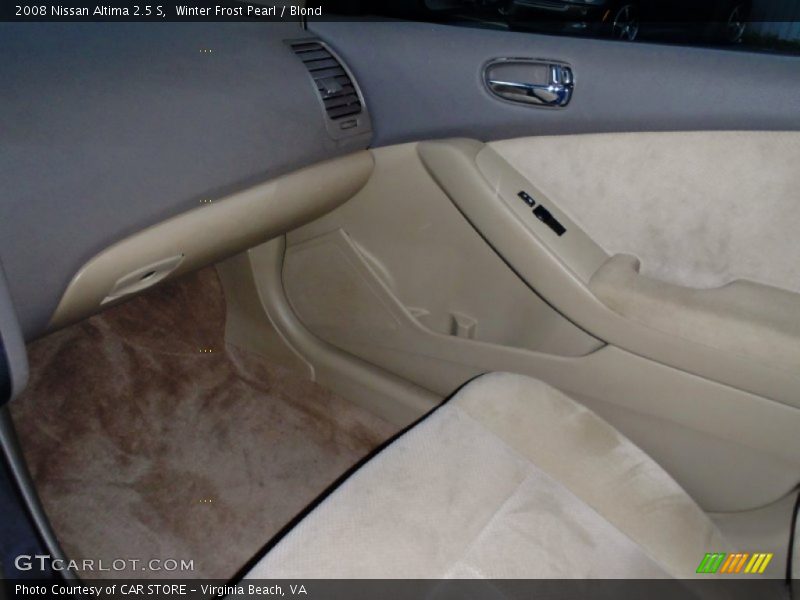 Winter Frost Pearl / Blond 2008 Nissan Altima 2.5 S