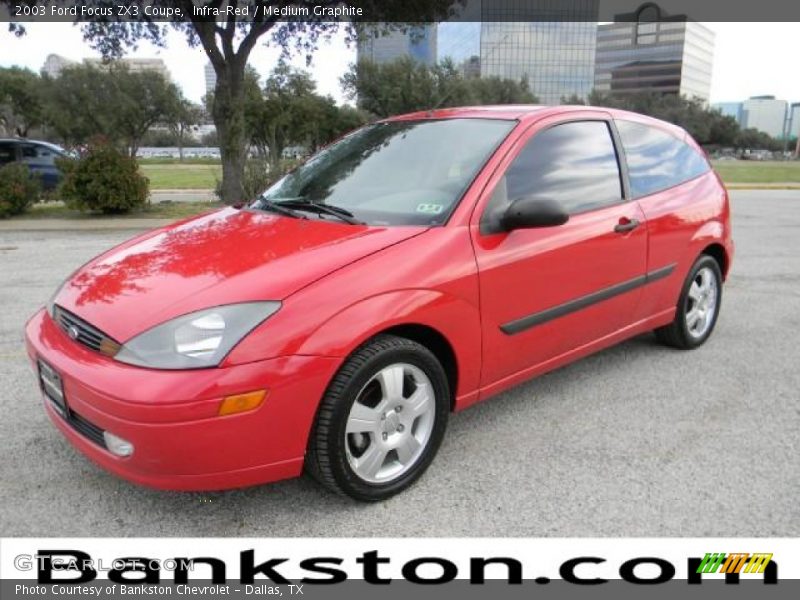 Infra-Red / Medium Graphite 2003 Ford Focus ZX3 Coupe