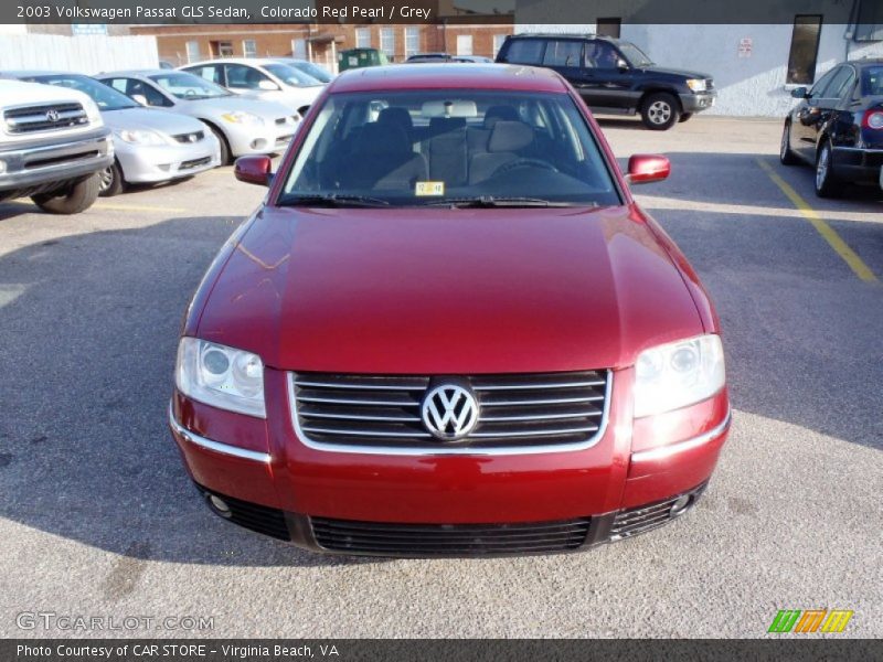 Colorado Red Pearl / Grey 2003 Volkswagen Passat GLS Sedan