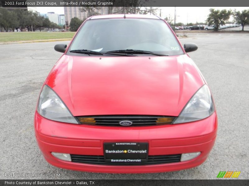 Infra-Red / Medium Graphite 2003 Ford Focus ZX3 Coupe