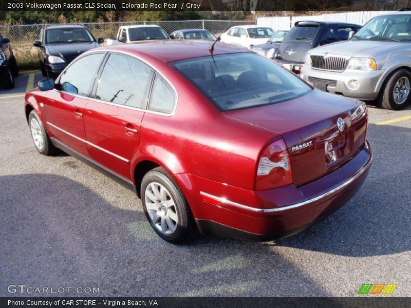Colorado Red Pearl / Grey 2003 Volkswagen Passat GLS Sedan