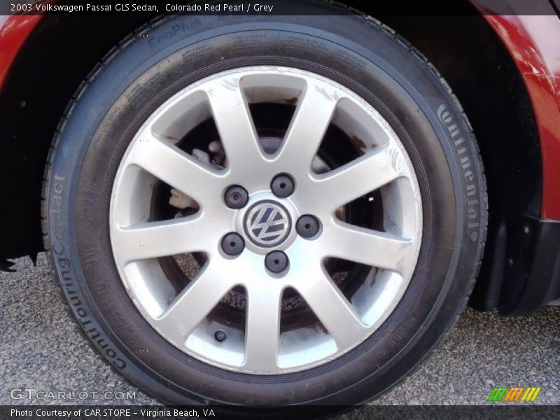 Colorado Red Pearl / Grey 2003 Volkswagen Passat GLS Sedan